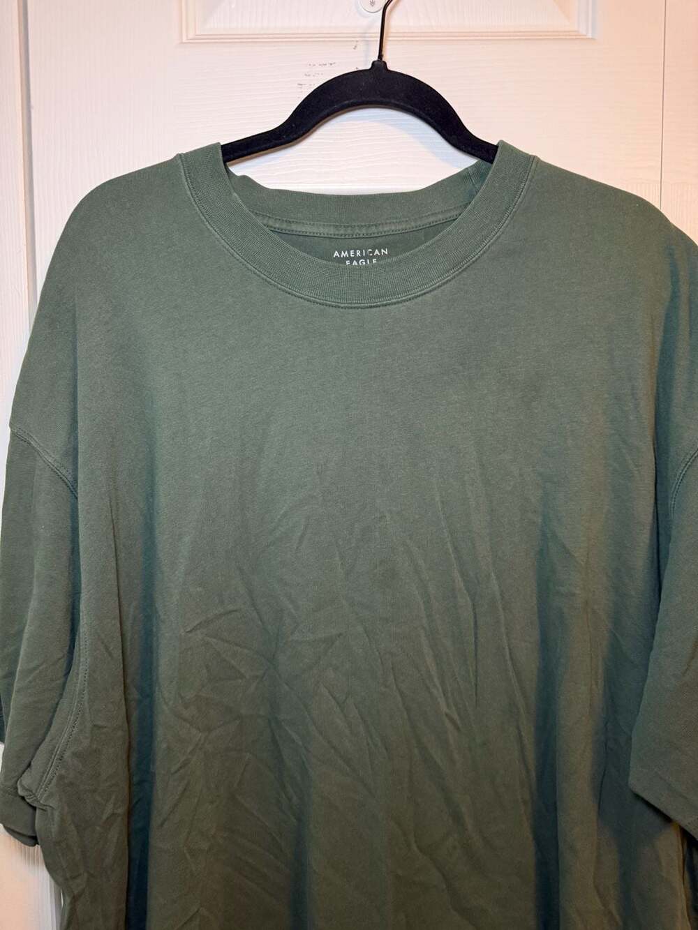 American Eagle AE Boxy Fit Olive Green Short Sleeve T-Shirt Men's Size XXL